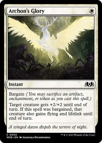 Archon's Glory (Wilds of Eldraine) Near Mint Foil