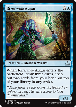 Riverwise Augur (Rivals of Ixalan) Near Mint - Nick Nack's Full Frontal Attack
