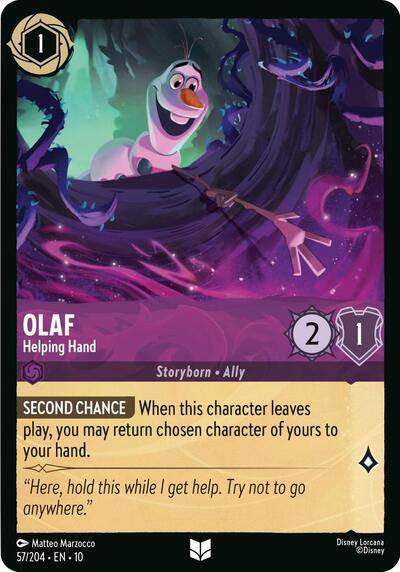 Olaf - Helping Hand (Whispers in the Well) Near Mint - Nick Nack's Full Frontal Attack