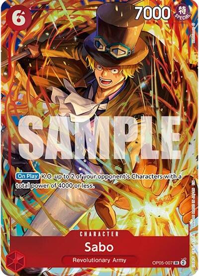 Sabo (Illustration Box Vol.5) (One Piece Promotion Cards) Near Mint Foil