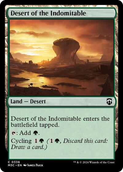Desert of the Indomitable (Commander: Modern Horizons 3) Near Mint - Nick Nack's Full Frontal Attack