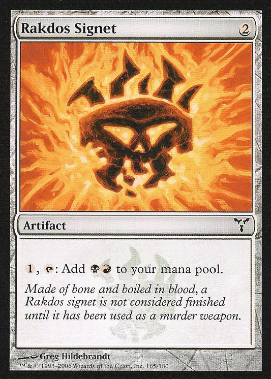 Rakdos Signet (Dissension) Light Play - Nick Nack's Full Frontal Attack