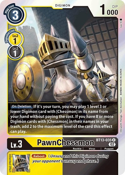 PawnChessmon BT13-035 (Versus Royal Knights) Near Mint