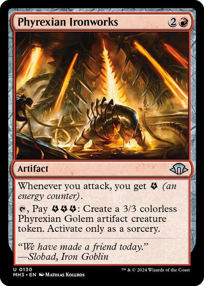 Phyrexian Ironworks (Modern Horizons 3) Near Mint