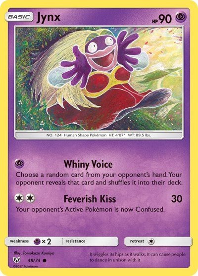 Jynx (Shining Legends) Near Mint - Nick Nack's Full Frontal Attack