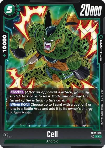 Cell FB03-060 (Raging Roar) Near Mint
