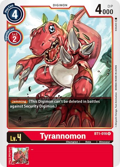Tyrannomon (Release Special Booster) Near Mint