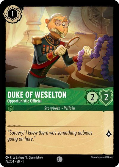 Duke of Weselton (The First Chapter) Near Mint - Nick Nack's Full Frontal Attack