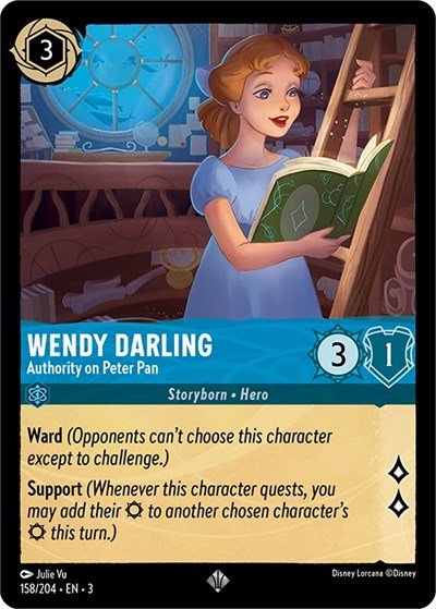 Wendy Darling - Authority on Peter Pan (Into the Inklands) Near Mint - Nick Nack's Full Frontal Attack