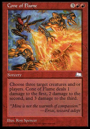 Cone of Flame (Weatherlight) Light Play - Nick Nack's Full Frontal Attack