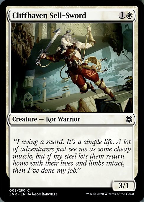 Cliffhaven Sell - Sword (Zendikar Rising) Near Mint - Nick Nack's Full Frontal Attack