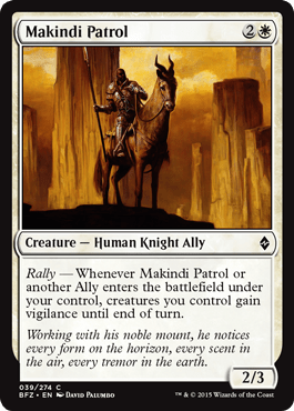 Makindi Patrol (Battle for Zendikar) Near Mint - Nick Nack's Full Frontal Attack