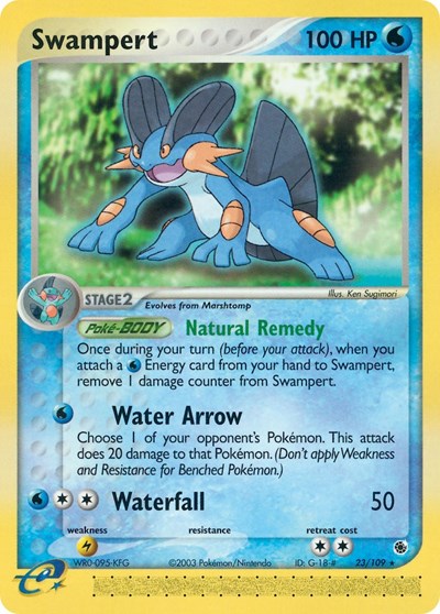 Swampert - 23 (Ruby and Sapphire) Near Mint