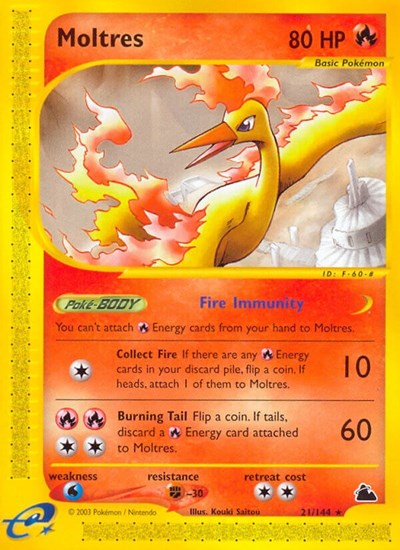 Moltres (Skyridge) Light Play