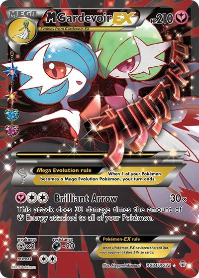 M Gardevoir EX (Full Art) (Generations: Radiant Collection) Near Mint Holofoil