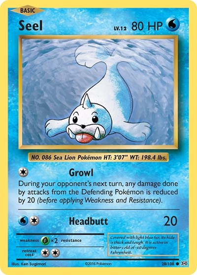 Seel (XY - Evolutions) Near Mint