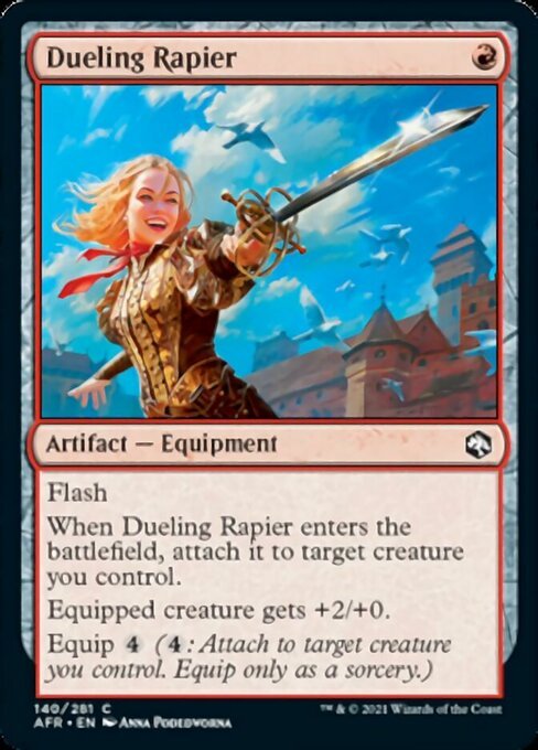 Dueling Rapier (Adventures in the Forgotten Realms) Near Mint - Nick Nack's Full Frontal Attack