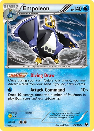 Empoleon (Dark Explorers) Light Play Reverse Holofoil