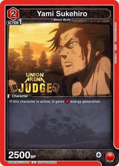 Yami Sukehiro (Judge Pack) (Union Arena Promotion Cards) Near Mint Foil