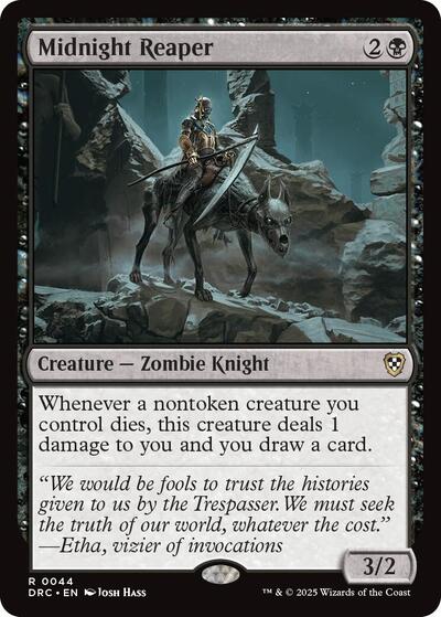 Midnight Reaper (Commander: Aetherdrift) Near Mint - Nick Nack's Full Frontal Attack