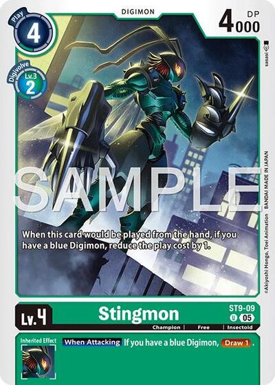 Stingmon (Foil Reprint) (Advanced Booster Digimon Generation) Near Mint Foil - Nick Nack's Full Frontal Attack