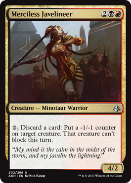 Merciless Javelineer (Amonkhet) Near Mint - Nick Nack's Full Frontal Attack