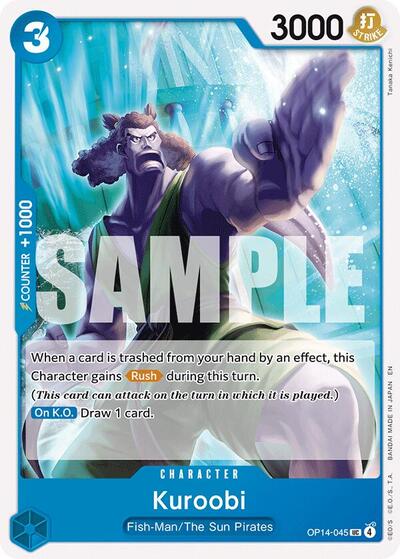 Kuroobi (The Azure Sea's Seven) Near Mint - Nick Nack's Full Frontal Attack