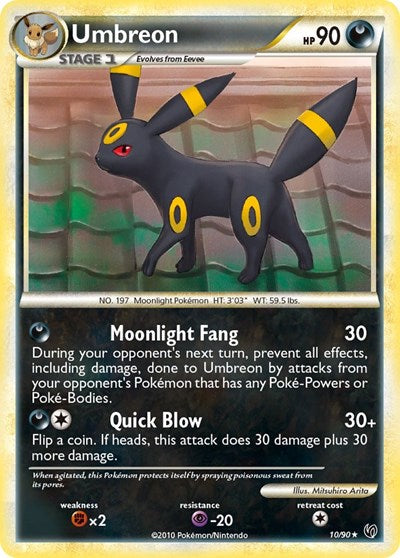 Umbreon (Undaunted) Medium Play Holofoil