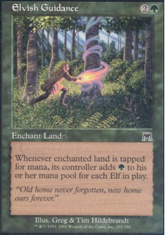 Elvish Guidance (Onslaught) Medium Play - Nick Nack's Full Frontal Attack