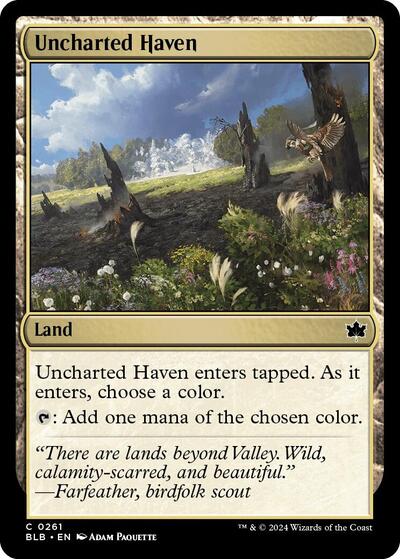 Uncharted Haven (Bloomburrow) Near Mint
