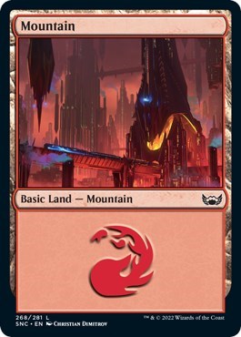Mountain (268) (Streets of New Capenna) Near Mint