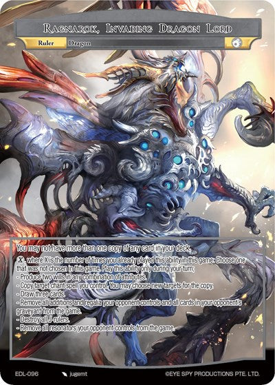 Ragnarok, Invading Dragon Lord (The Epic of the Dragon Lord) Near Mint Foil
