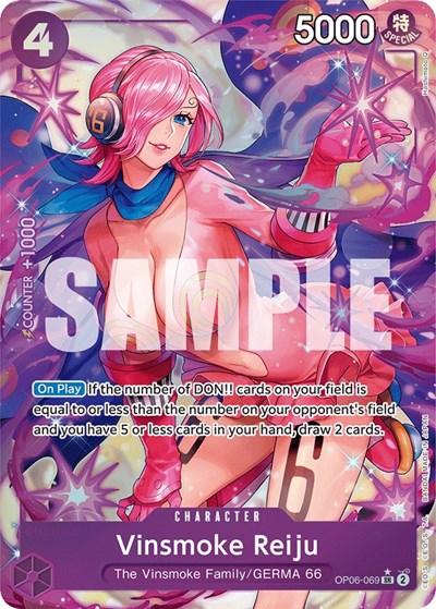 Vinsmoke Reiju (069) (Alternate Art) (Wings of the Captain) Near Mint Foil