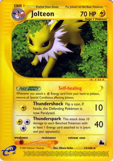 Jolteon (Skyridge) Light Play
