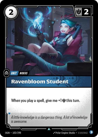 Ravenbloom Student (Origins) Near Mint - Nick Nack's Full Frontal Attack
