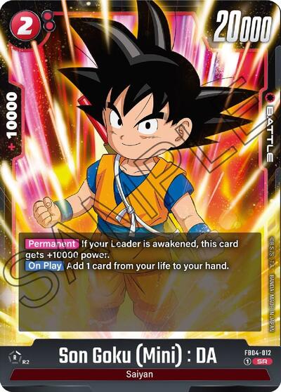 Son Goku (Mini) : DA (Ultra Limit) Near Mint Holofoil