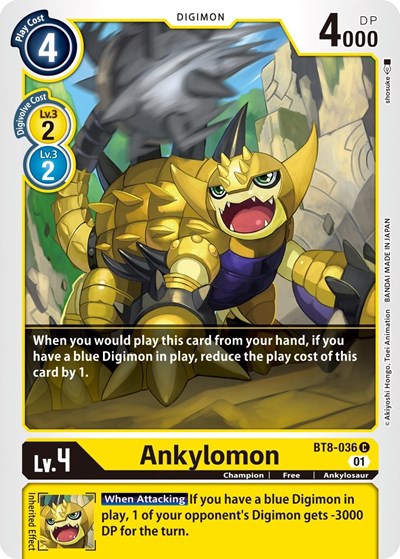 Ankylomon (New Awakening) Near Mint