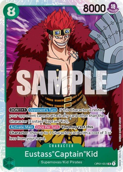 EustassCaptainKid (Romance Dawn) Near Mint Foil - Nick Nack's Full Frontal Attack