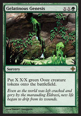 Gelatinous Genesis (Rise of the Eldrazi) Near Mint - Nick Nack's Full Frontal Attack