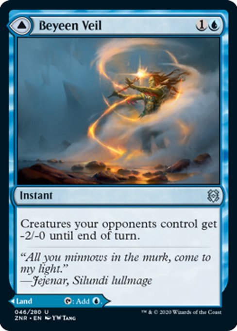 Beyeen Veil / Beyeen Coast (Zendikar Rising) Near Mint - Nick Nack's Full Frontal Attack