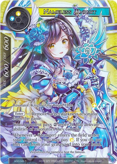 Nameless Knight (Full Art) (Alice Origin II) Near Mint Foil
