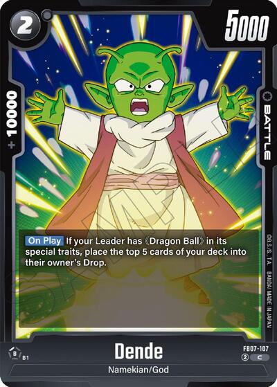 Dende (Wish For Shenron) Near Mint - Nick Nack's Full Frontal Attack