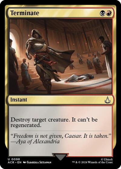 Terminate (Universes Beyond: Assassin's Creed) Near Mint - Nick Nack's Full Frontal Attack