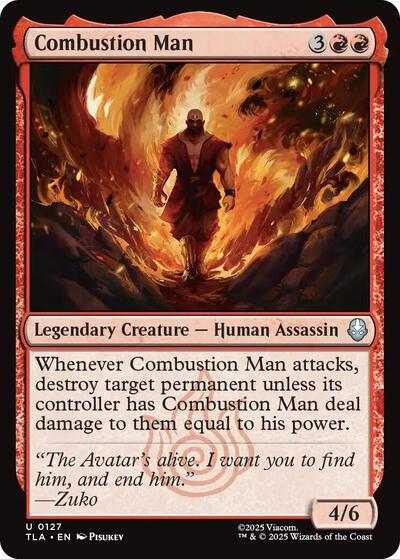 Combustion Man (Avatar: The Last Airbender) Near Mint - Nick Nack's Full Frontal Attack