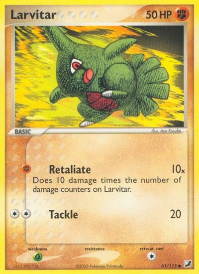 Larvitar (Unseen Forces) Light Play