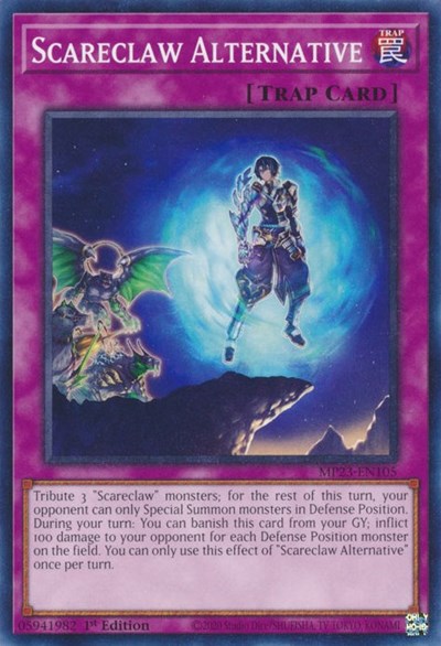 Scareclaw Alternative (25th Anniversary Tin: Dueling Heroes Mega Pack) Light Play 1st Edition