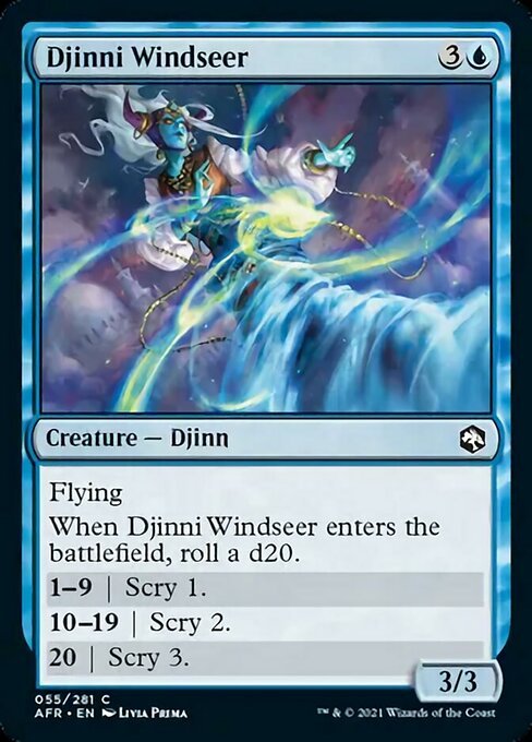 Djinni Windseer (Adventures in the Forgotten Realms) Near Mint - Nick Nack's Full Frontal Attack