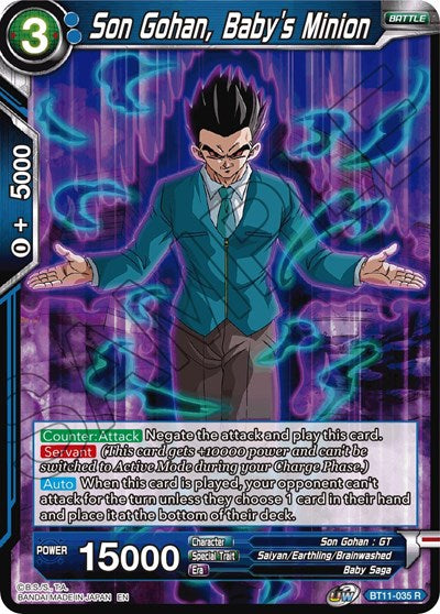 Son Gohan, Baby's Minion (Vermilion Bloodline) Near Mint Foil