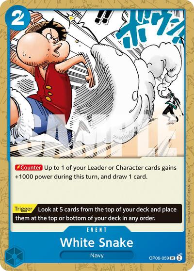 White Snake (Reprint) (Premium Booster - The Best - Vol. 2) Near Mint - Nick Nack's Full Frontal Attack