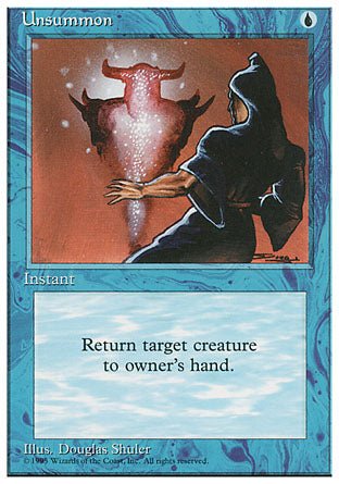 Unsummon (4th Edition) Light Play - Nick Nack's Full Frontal Attack